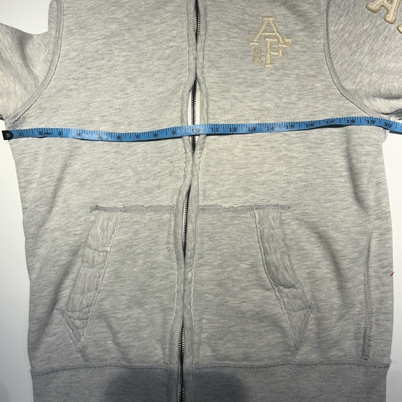 Abercrombie & Fitch Cream and Gray Hoodie - Picture 6 of 7